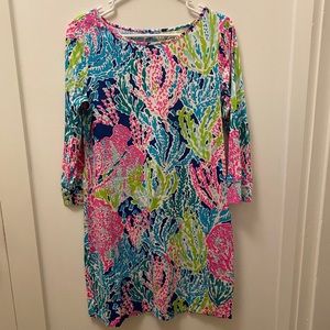 Lilly Pulitzer Dress in Multicolored Coral Print